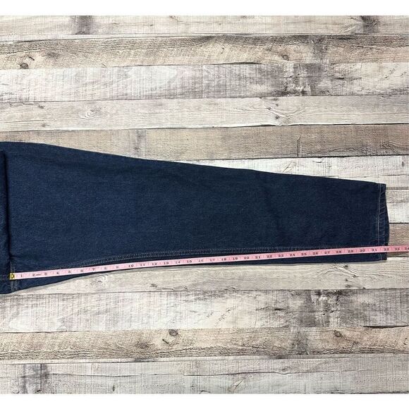 Size 10L Vintage Levi’s 550 Womens Dark Wash High Rise Relaxed Tapered Mom Jeans - Picture 5 of 8